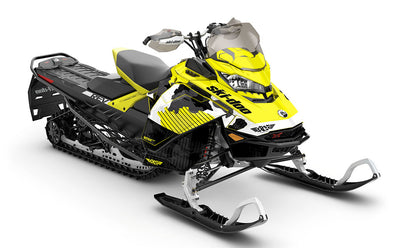 Rogue Orange Gold Ski-Doo REV Gen4 Backcountry Full Coverage Sled Wrap