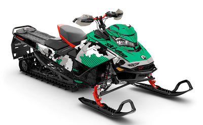 Rogue Red Army Ski-Doo REV Gen4 Backcountry Full Coverage Sled Wrap