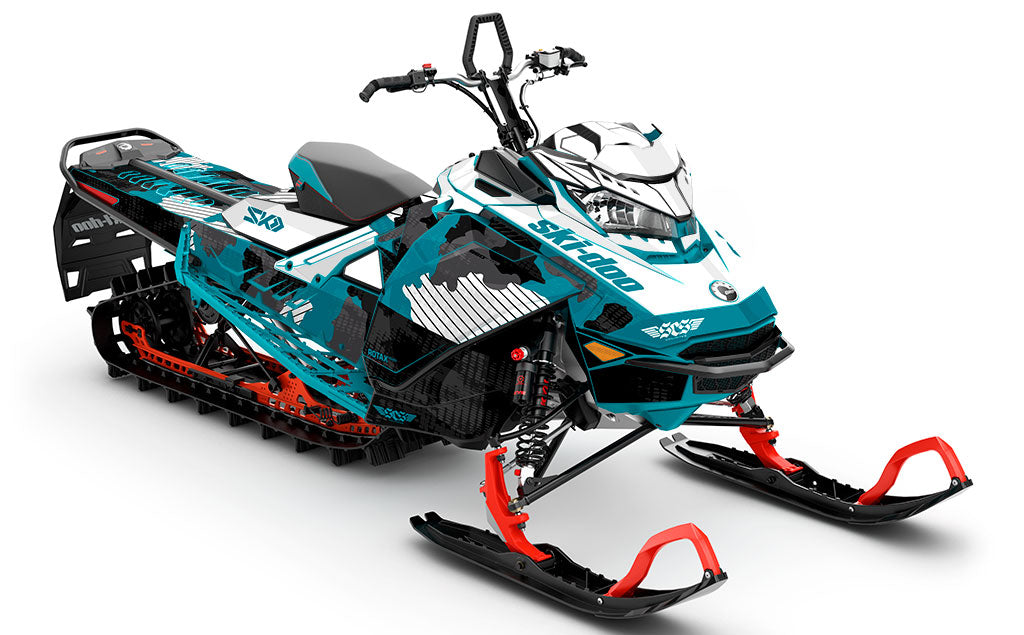 Rogue Blue Manta Ski-Doo REV Gen4 Freeride Premium Sled Wrap– SCS Unlimited