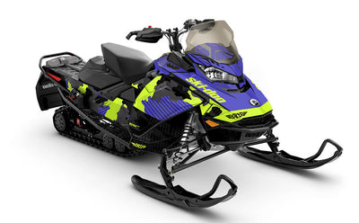 Rogue Red White Ski-Doo REV Gen4 MXZ Full Coverage Sled Wrap