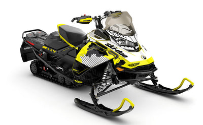 Rogue Grey Red Ski-Doo REV Gen4 MXZ Premium Coverage Sled Wrap