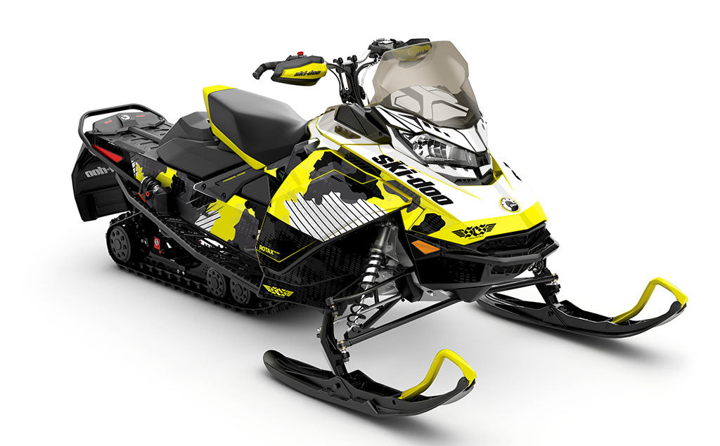 Rogue Grey Red Ski-Doo REV Gen4 MXZ Full Coverage Sled Wrap