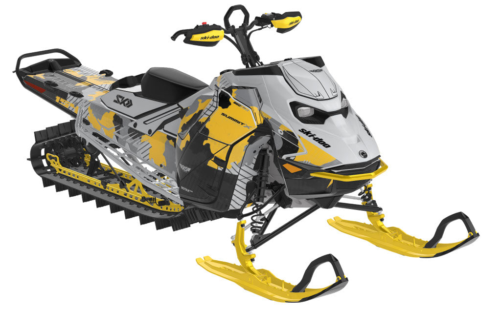 Rogue Ski-Doo REV Gen5 Mountain NeoYellow CatGrey Premium Coverage