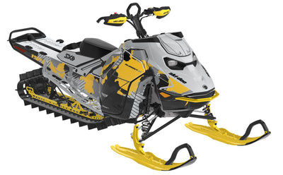 Rogue Ski-Doo REV Gen5 Mountain NeoYellow CatGrey Full Coverage