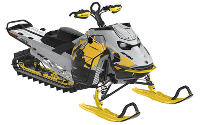 Rogue Ski-Doo REV Gen5 Mountain NeoYellow CatGrey Less Coverage