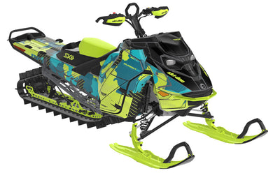 Rogue Ski-Doo REV Gen5 Mountain Turquoise IceBerg Premium Coverage