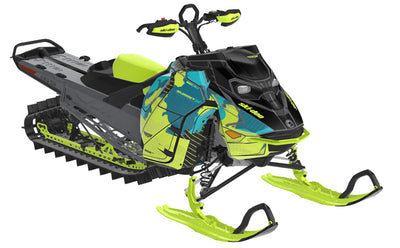 Rogue Ski-Doo REV Gen5 Mountain Turquoise IceBerg Less Coverage