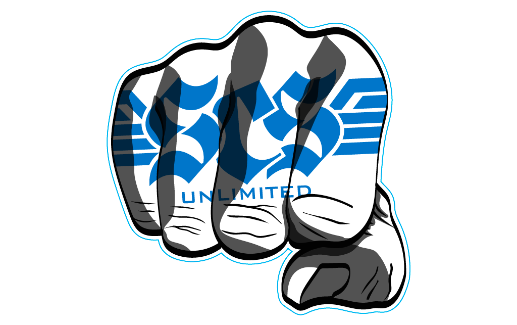 Knucks Sticker - SCS Unlimited 