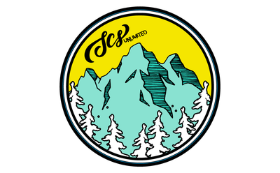 Mountain Script Sticker - SCS Unlimited 