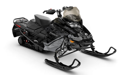 Sidestep Black Manta Ski-Doo REV Gen4 MXZ Premium Coverage Sled Wrap