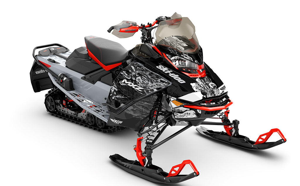 Sidestep Black Liqtitaniam Ski-Doo REV Gen4 MXZ Premium Coverage Sled Wrap
