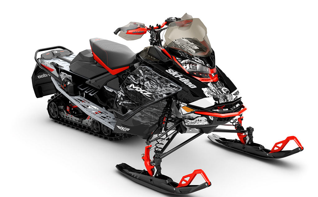 Sidestep Black Liqtitaniam Ski-Doo REV Gen4 MXZ Full Coverage Sled Wrap