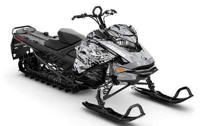 Sidestep CatGrey Black Ski-Doo REV Gen4 Summit Less Coverage Sled Wrap