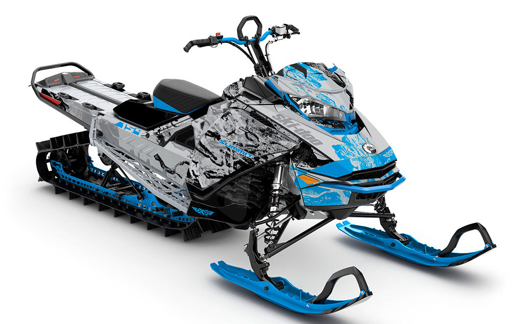 Sidestep CatGrey Octane Ski-Doo REV Gen4 Summit Full Coverage Sled Wrap