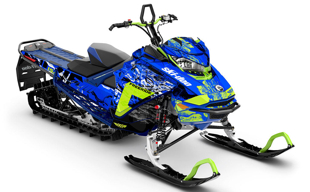 Sidestep Tan Army Ski-Doo REV Gen4 Freeride Premium Sled Wrap