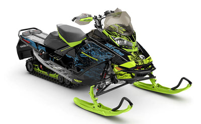 Sidestep Black Manta Ski-Doo REV Gen4 Renegade Full Coverage Sled Wrap