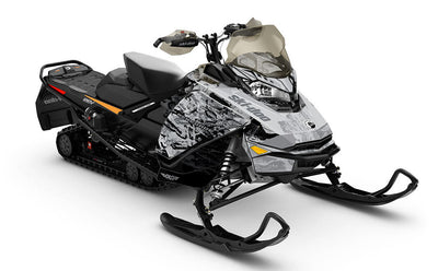 Sidestep CatGrey Black Ski-Doo REV Gen4 Renegade Full Coverage Sled Wrap