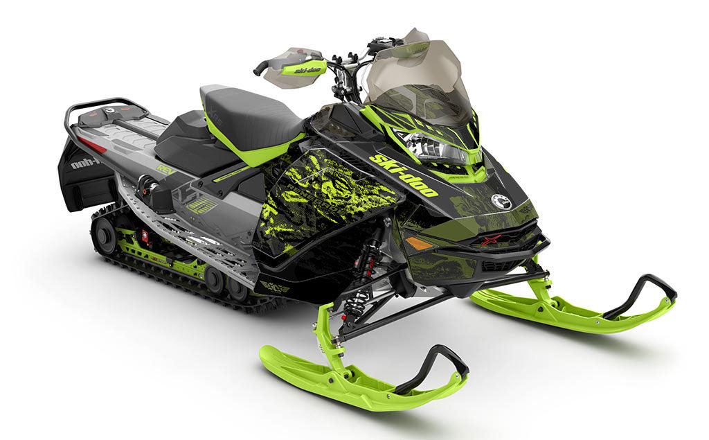 Sidestep Manta Army Ski-Doo REV Gen4 Renegade Premium Coverage Sled Wrap