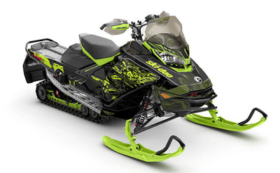 Sidestep Manta Army Ski-Doo REV Gen4 Renegade Full Coverage Sled Wrap