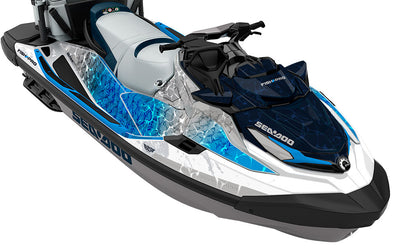 Slayer White Blue Sea-Doo GTX Graphics