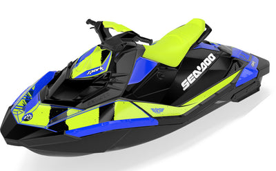 Spinner Sea-Doo Spark Graphics Reef Purple Partial Coverage