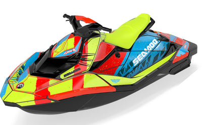 Spinner Sea-Doo Spark Graphics Red Manta Full Coverage