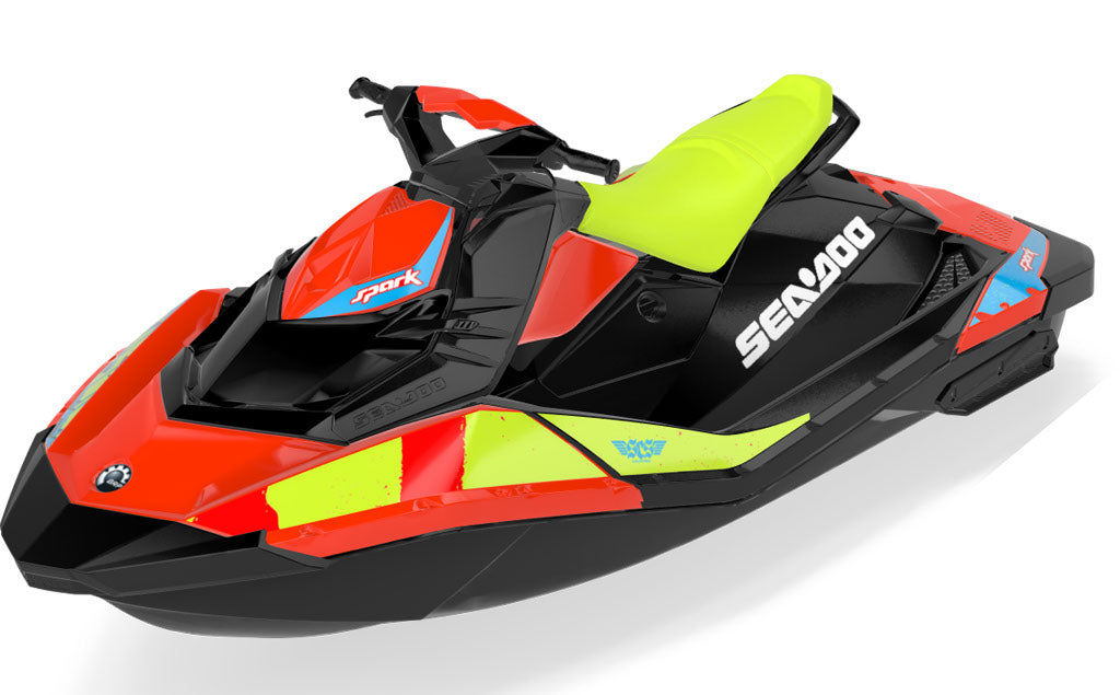 Spinner Sea-Doo Spark Graphics Red Manta Less Coverage