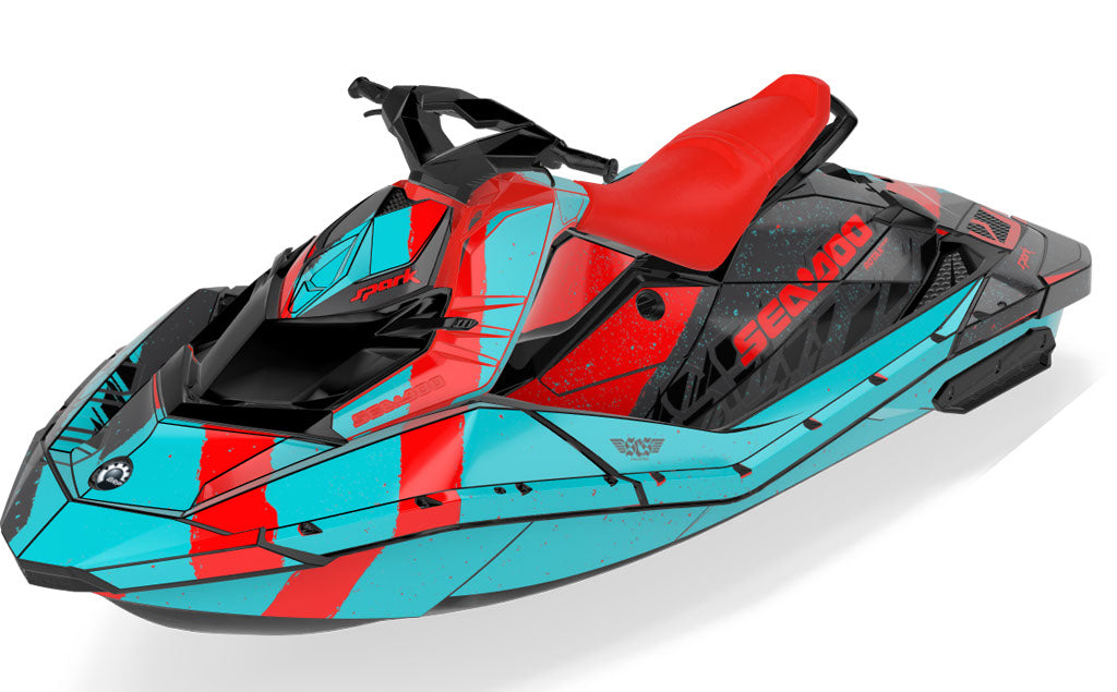 Spinner Sea-Doo Spark Graphics Blue Manta Premium Coverage