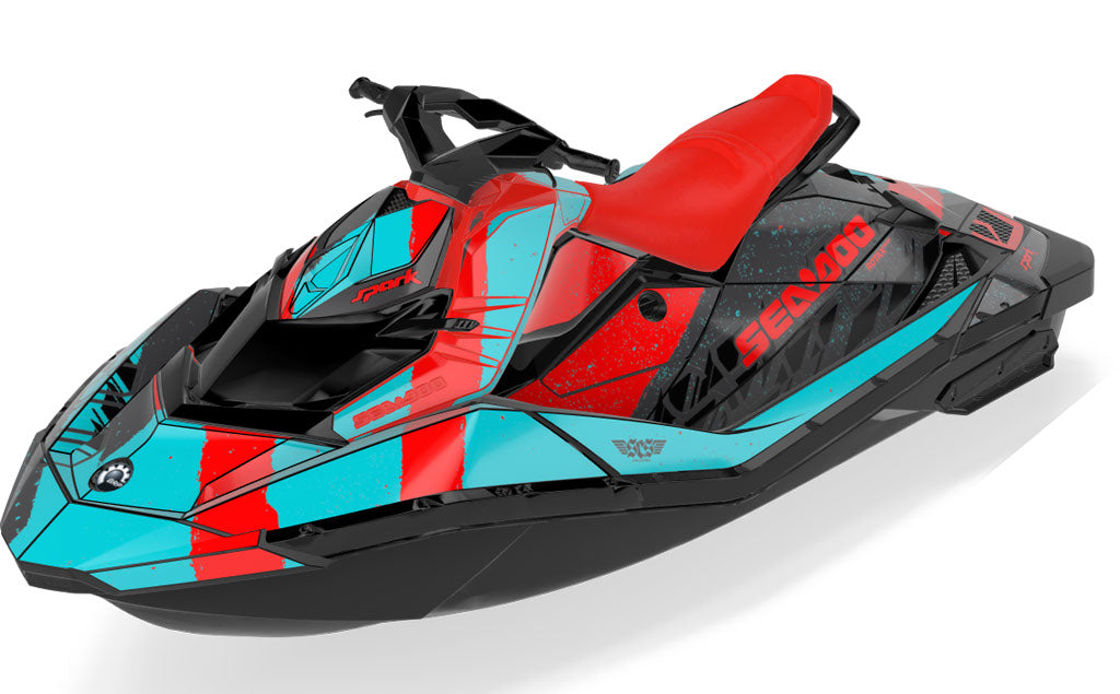 Spinner Sea-Doo Spark Graphics Blue Manta Full Coverage