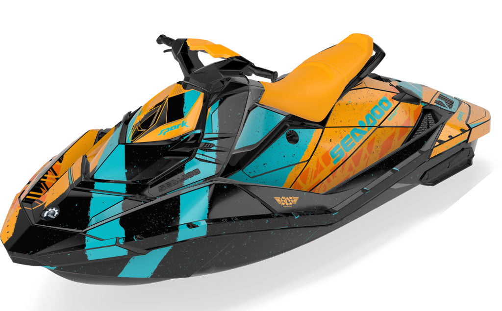 Spinner Sea-Doo Spark Graphics Reef Orange Less Coverage