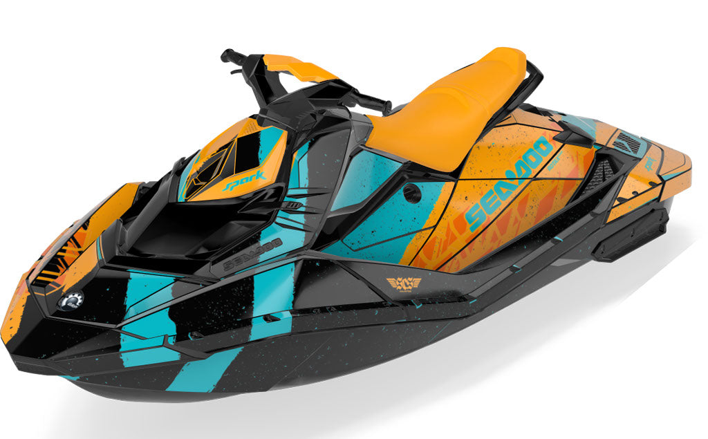 Spinner Sea-Doo Spark Graphics Red Reef Max Coverage