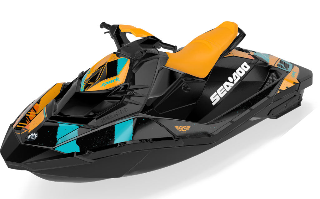 Spinner Sea-Doo Spark Graphics Red Reef Full Coverage