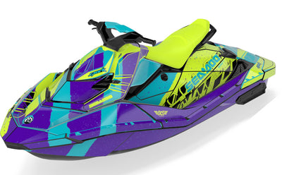 Spinner Sea-Doo Spark Graphics Blue Manta Less Coverage
