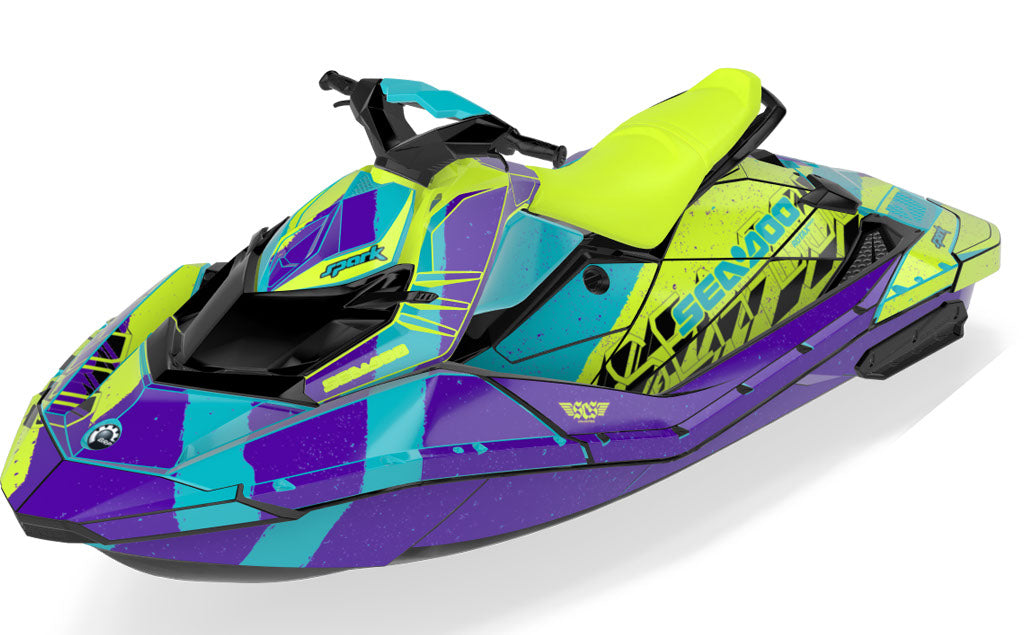 Spinner Sea-Doo Spark Graphics Reef Orange Max Coverage