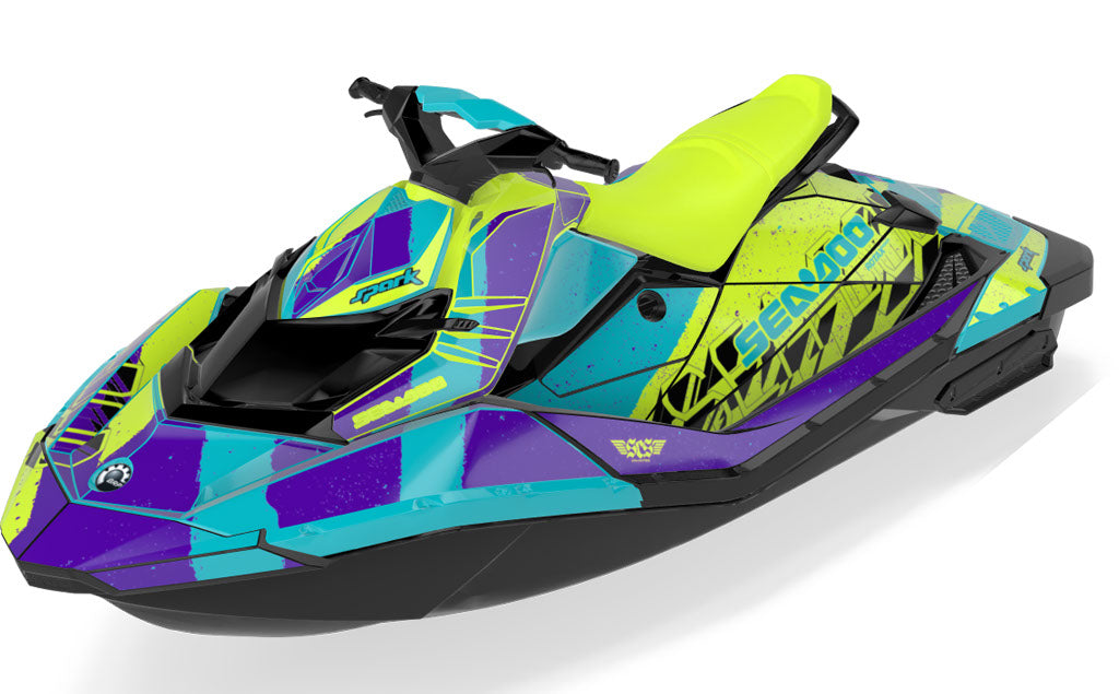Spinner Sea-Doo Spark Graphics Reef Orange Premium Coverage