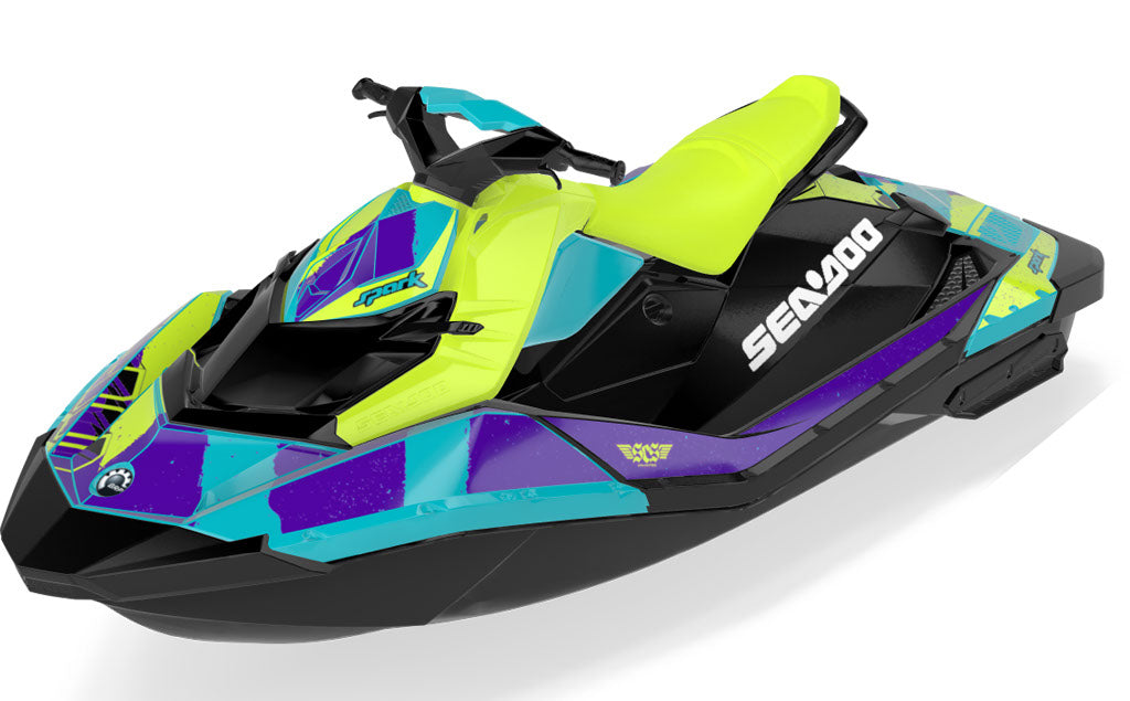 Spinner Sea-Doo Spark Graphics Reef Orange Full Coverage