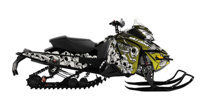 Squindo Doo Skulls Ski-Doo REV-XS Sled Wrap