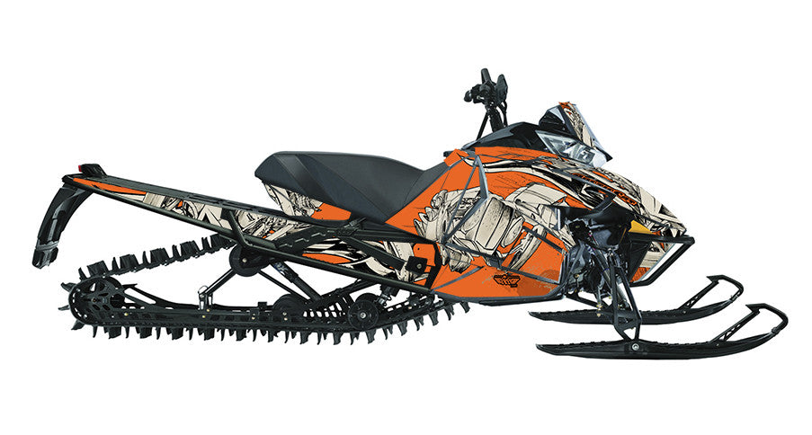 Squindo Drag Ski  Arctic Cat Pro Climb Sled Wraps