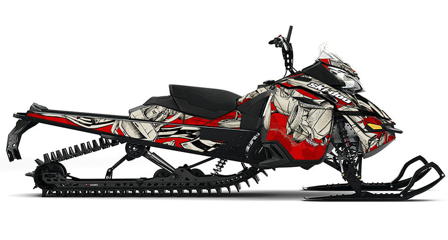 Squindo Drag Ski Ski-Doo REV-XM Sled Wrap