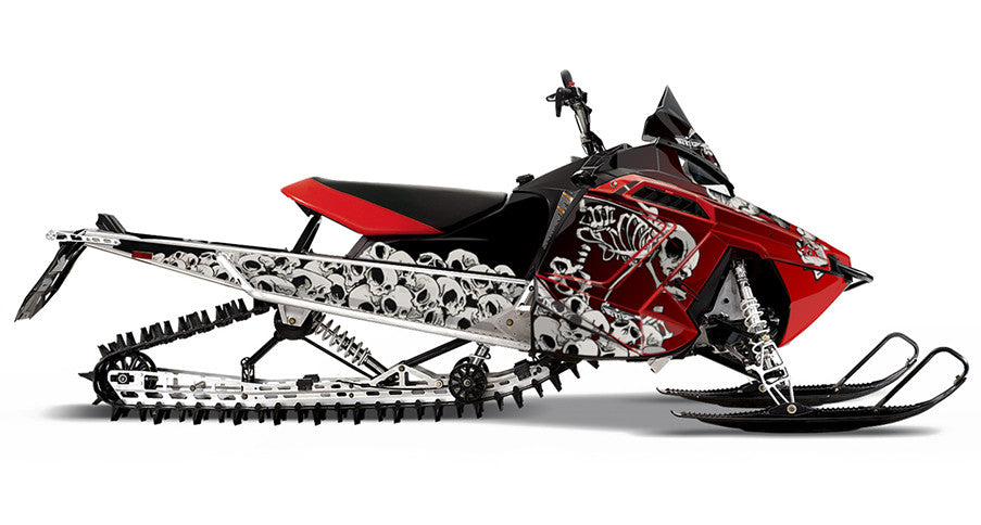 Squindo Skulls PRO-RMK Sled Wraps Decals 