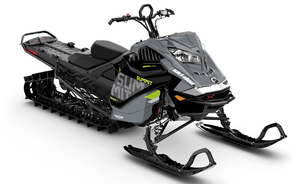 StockUp Black Grey Ski-Doo REV Gen4 LWH - Summit Less Coverage Sled Wrap