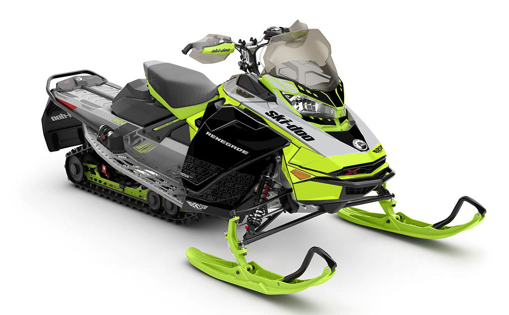 Supercharge CatGrey Manta Ski-Doo REV Gen4 Renegade Full Coverage Sled Wrap