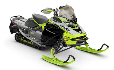 Supercharge CatGrey Manta Ski-Doo REV Gen4 Renegade Full Coverage Sled Wrap