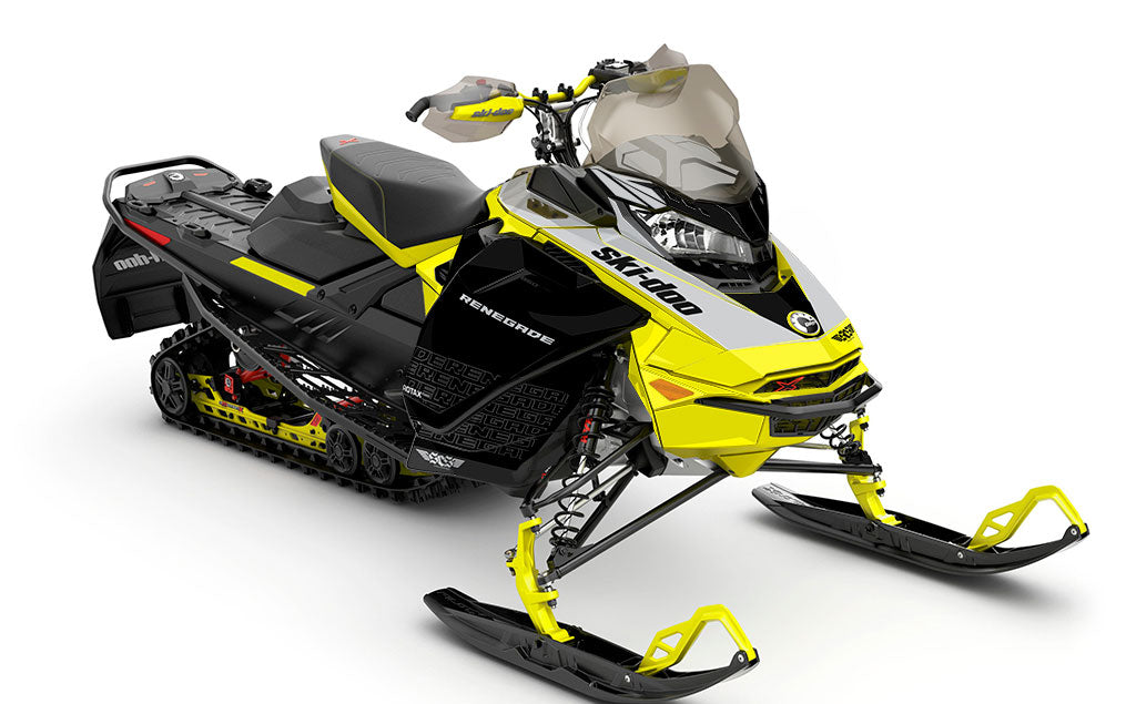 Supercharge Red Manta Ski-Doo REV Gen4 Renegade Premium Coverage Sled Wrap