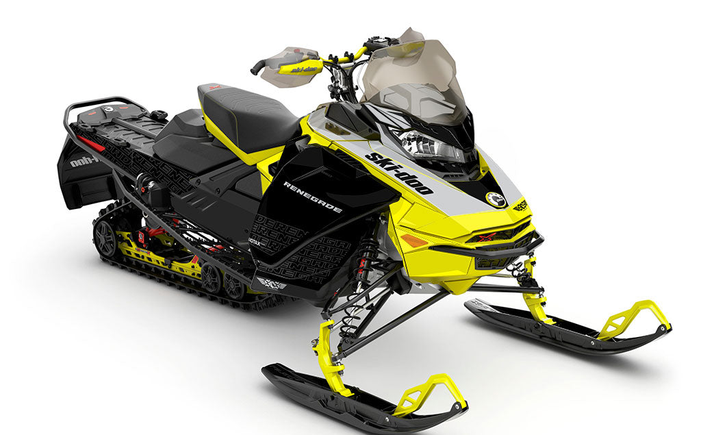 Supercharge Red Manta Ski-Doo REV Gen4 Renegade Full Coverage Sled Wrap