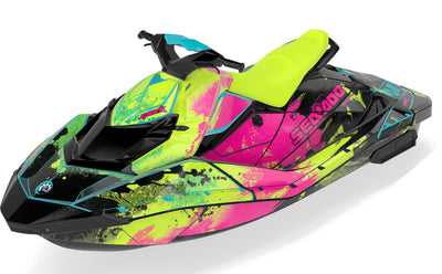 Surftrek Sea-Doo Spark Graphics Black Pink Full Coverage