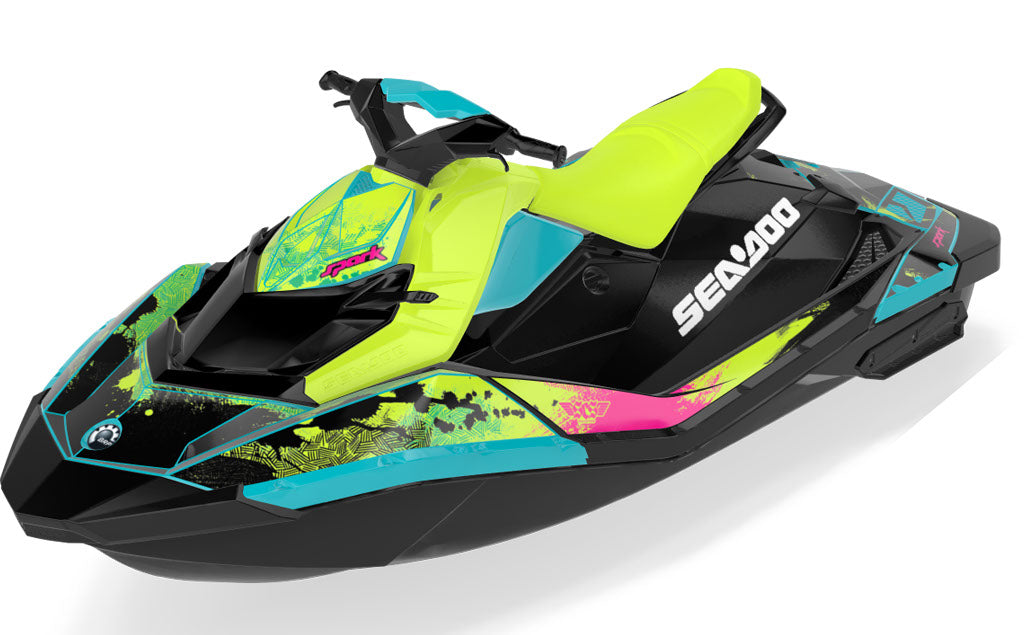 Surftrek Sea-Doo Spark Graphics Black Pink Less Coverage