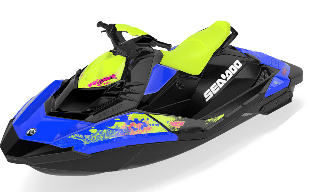 Surftrek Sea-Doo Spark Graphics Manta Orange Max Coverage