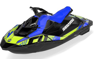 Surge Sea-Doo Spark Graphics Manta Blue Premium Coverage