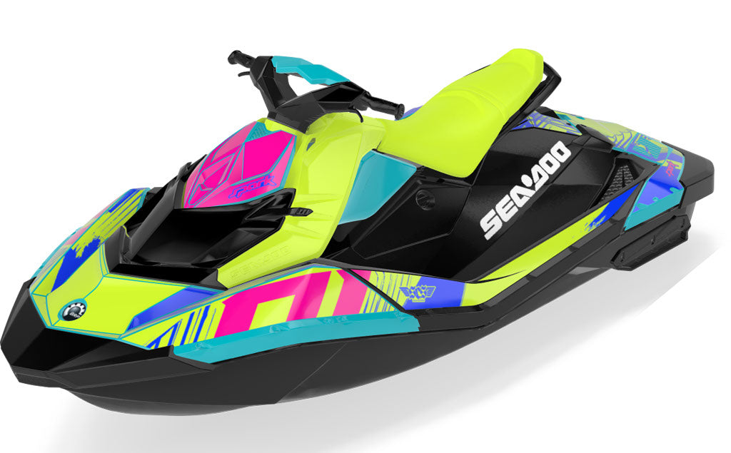 Surge Sea-Doo Spark Graphics Purple Pink Premium Coverage